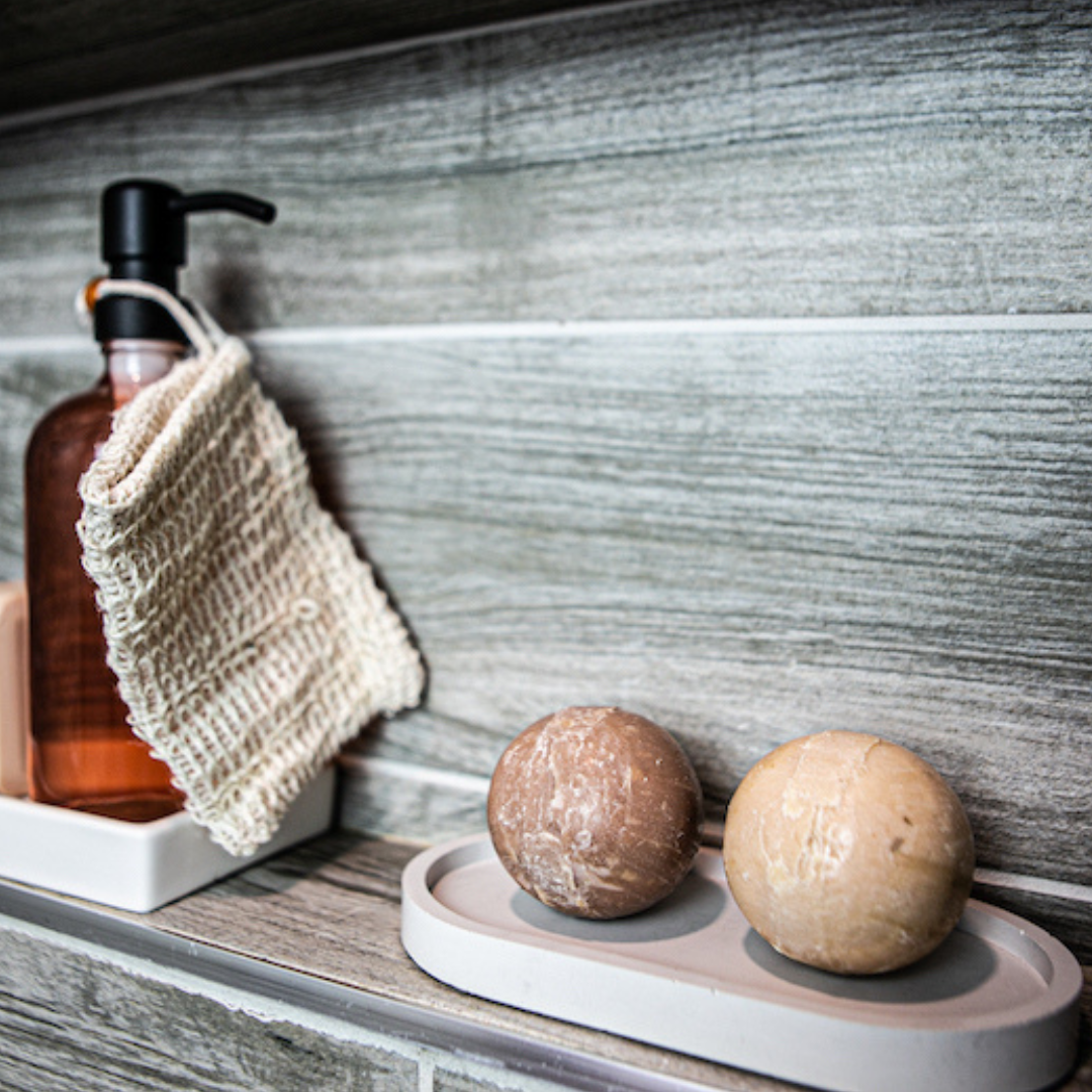 Olive Oil + Natural Herbs Ball Soaps - Aleah's Boutique