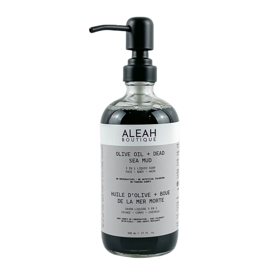 Olive Oil + Dead Sea Mud Liquid Soap - Aleah's Boutique