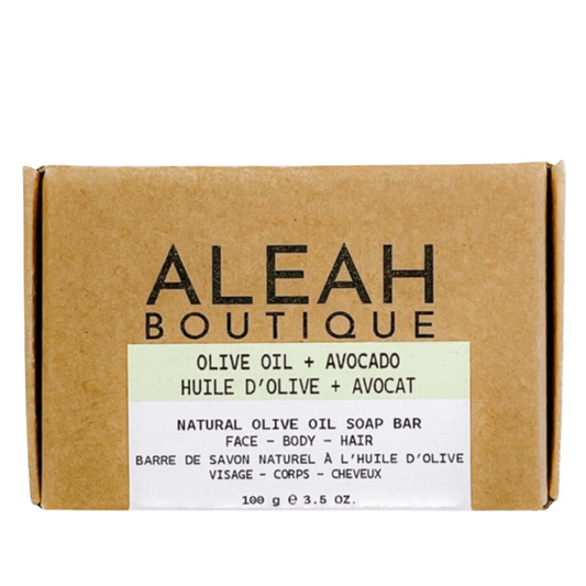Olive Oil + Avocado Soap Bar - Aleah's Boutique