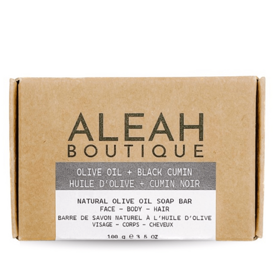 Olive Oil + Black Cumin Soap Bar - Aleah's Boutique