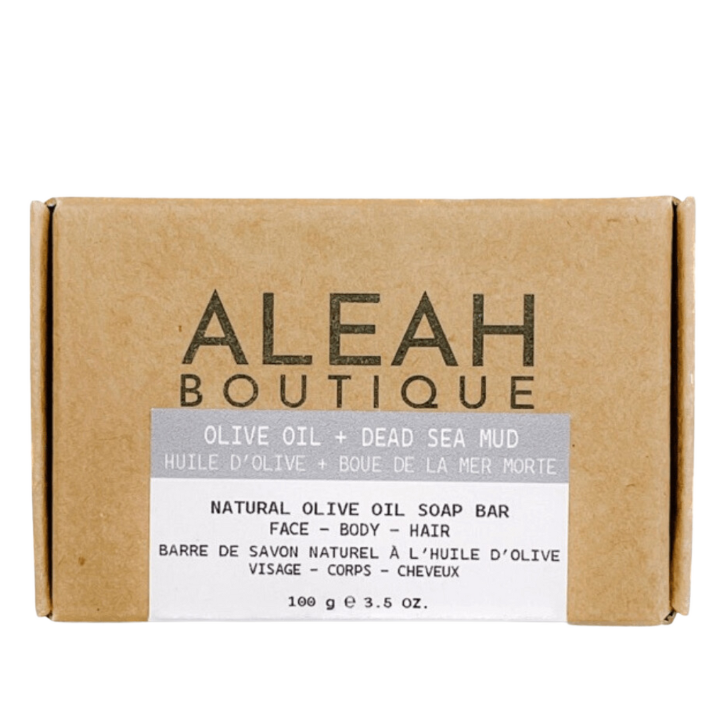 Olive Oil + Dead Sea Mud Soap Bar - Aleah's Boutique