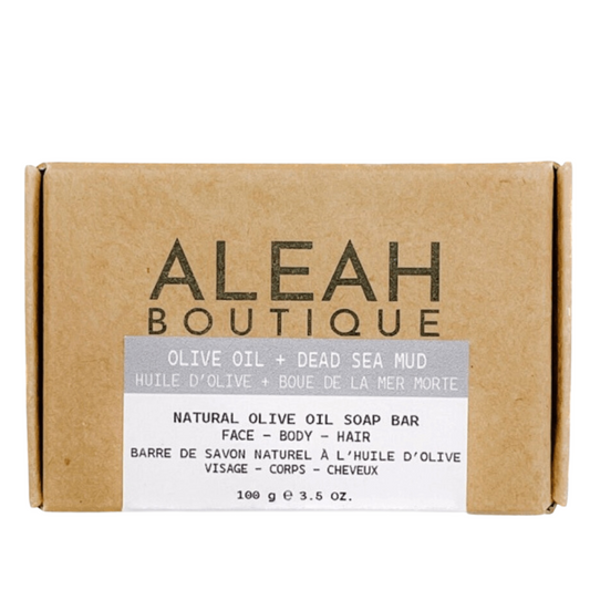 Olive Oil + Dead Sea Mud Soap Bar - Aleah's Boutique