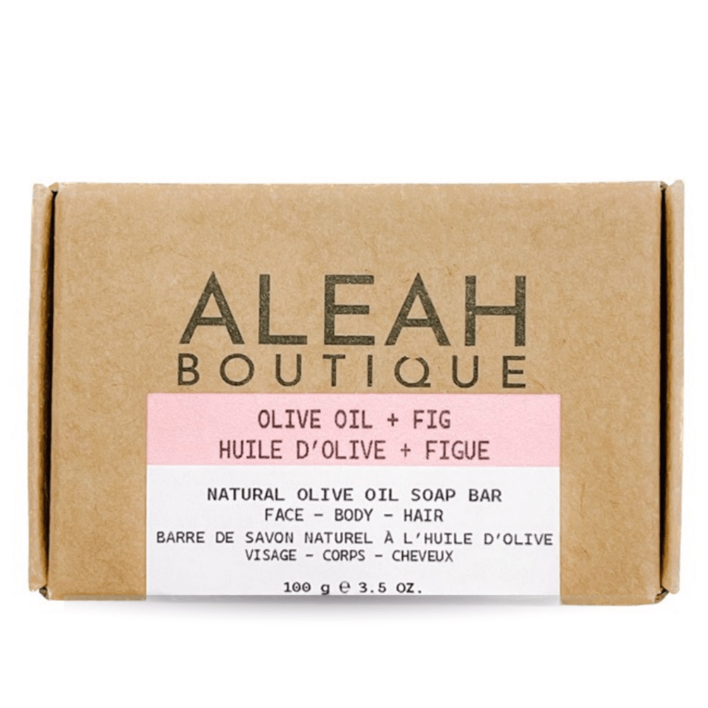 Olive Oil + Fig Soap Bar - Aleah's Boutique