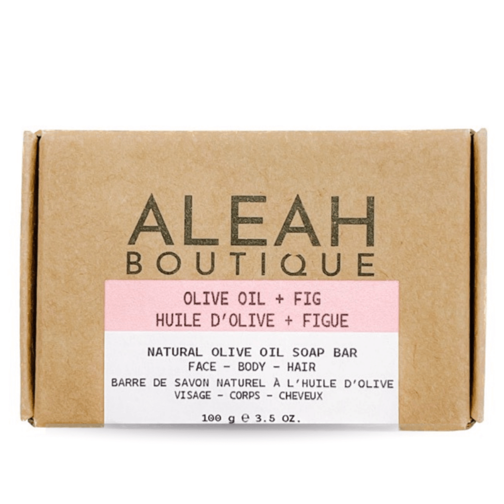 Olive Oil + Fig Soap Bar - Aleah's Boutique
