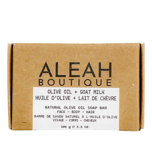 Olive Oil + Goat Milk Soap Bar - Aleah's Boutique