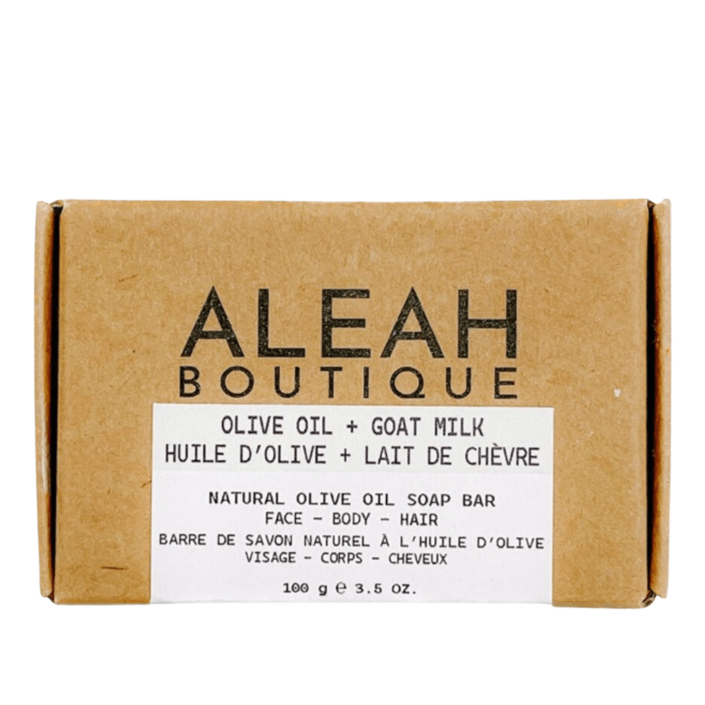 Olive Oil + Goat Milk Soap Bar - Aleah's Boutique
