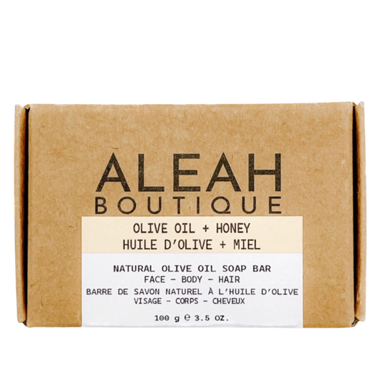 Olive Oil + Honey Soap Bar - Aleah's Boutique