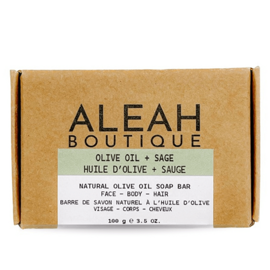 Olive Oil + Sage Soap Bar - Aleah's Boutique