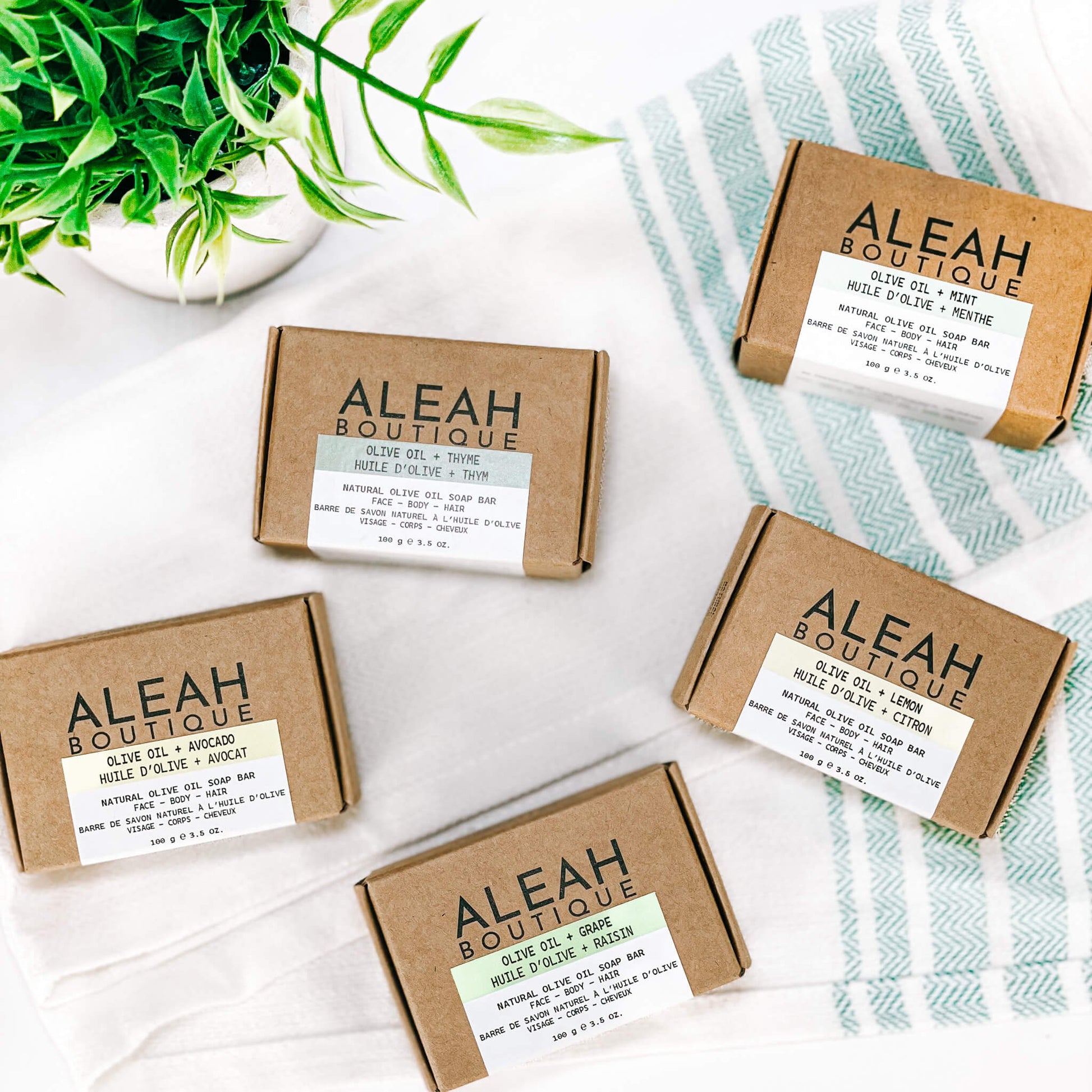 Olive Oil + Avocado Soap Bar - Aleah's Boutique