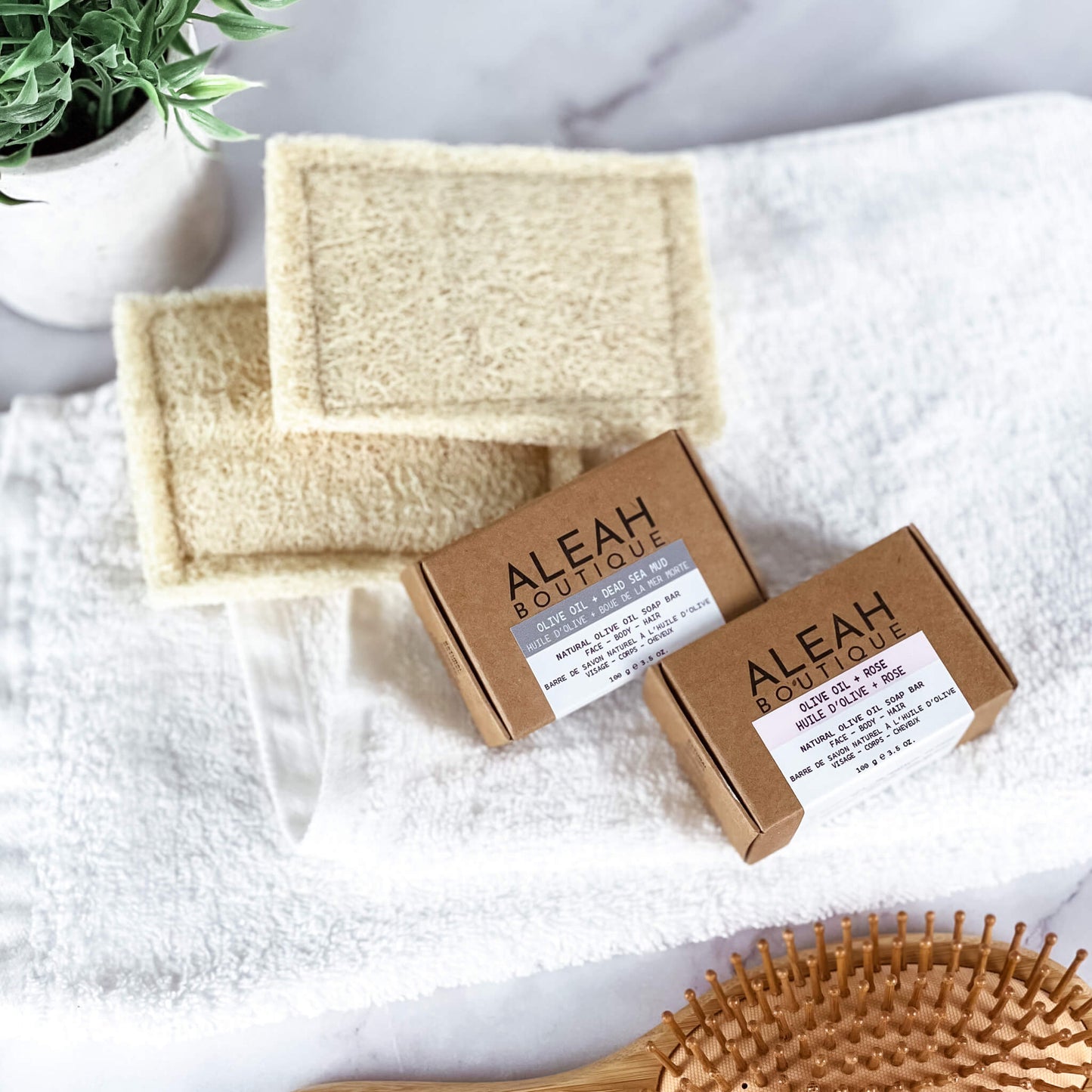 Olive Oil + Rose Soap Bar - Aleah's Boutique