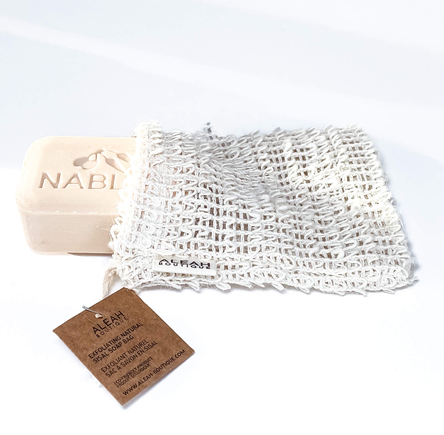 Sisal Soap Bag & Exfoliator - Aleah's Boutique