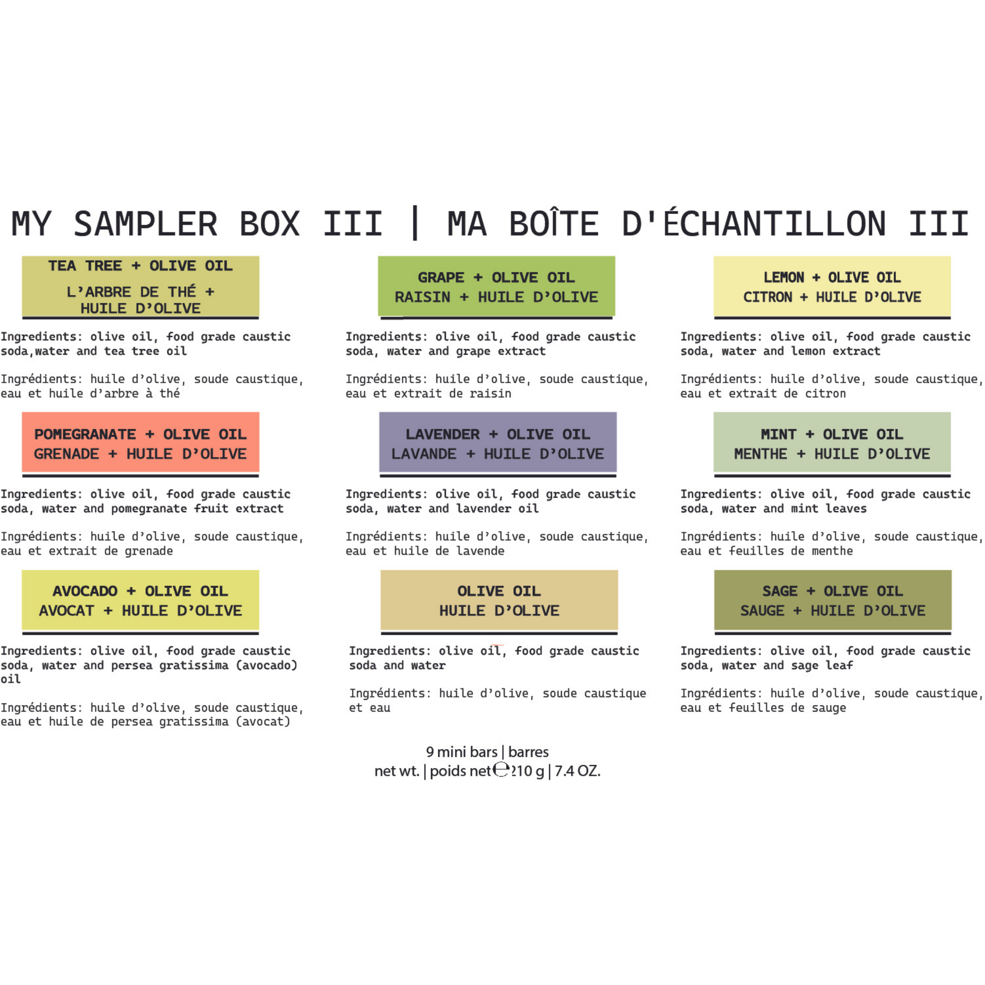 Sampler Set (III Edition) - Aleah's Boutique