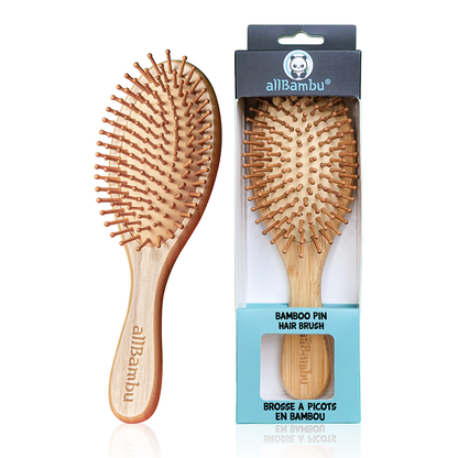Bamboo Hairbrush - Aleah's Boutique