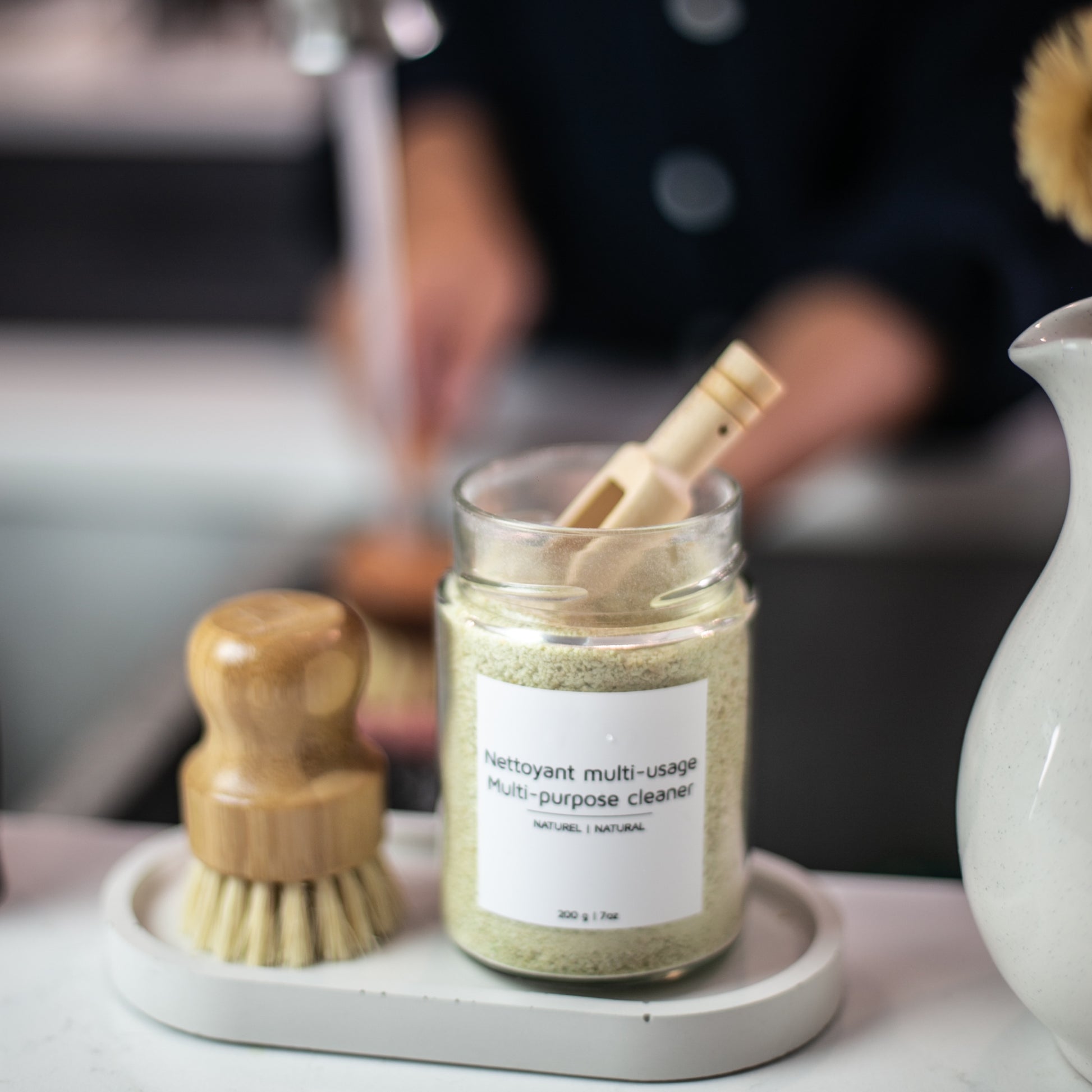 Oval Concrete Tray - Aleah's Boutique