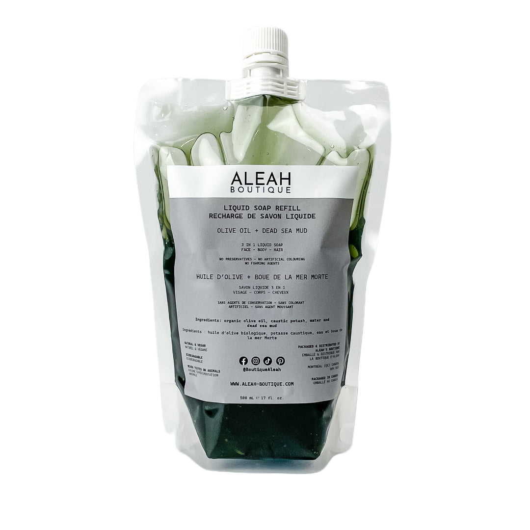 Dead Sea Mud + Olive Oil Liquid Soap